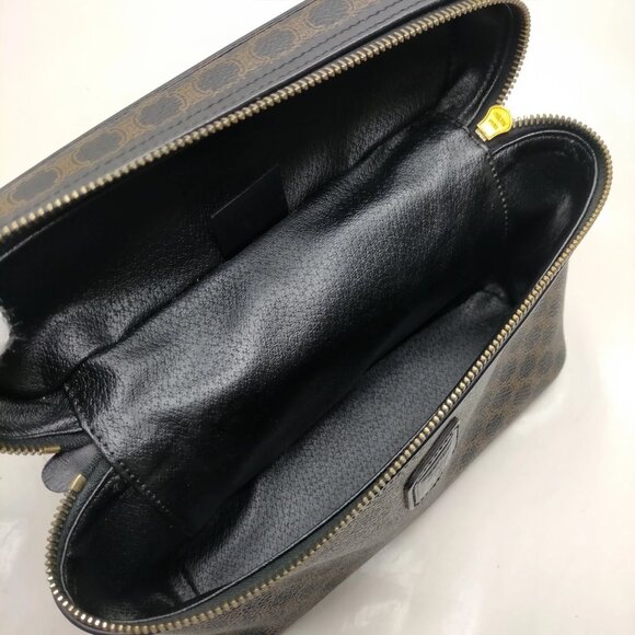 Authentic CELINE Vanity Bag Black PVC mn382-120825 - Picture 11 of 16